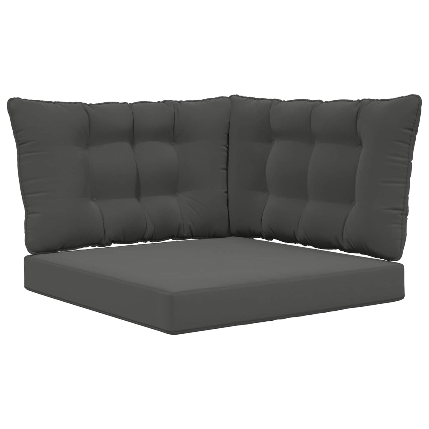 Udendørs Sofa Pude Polyester Antracit 80 x 43 x 10 cm