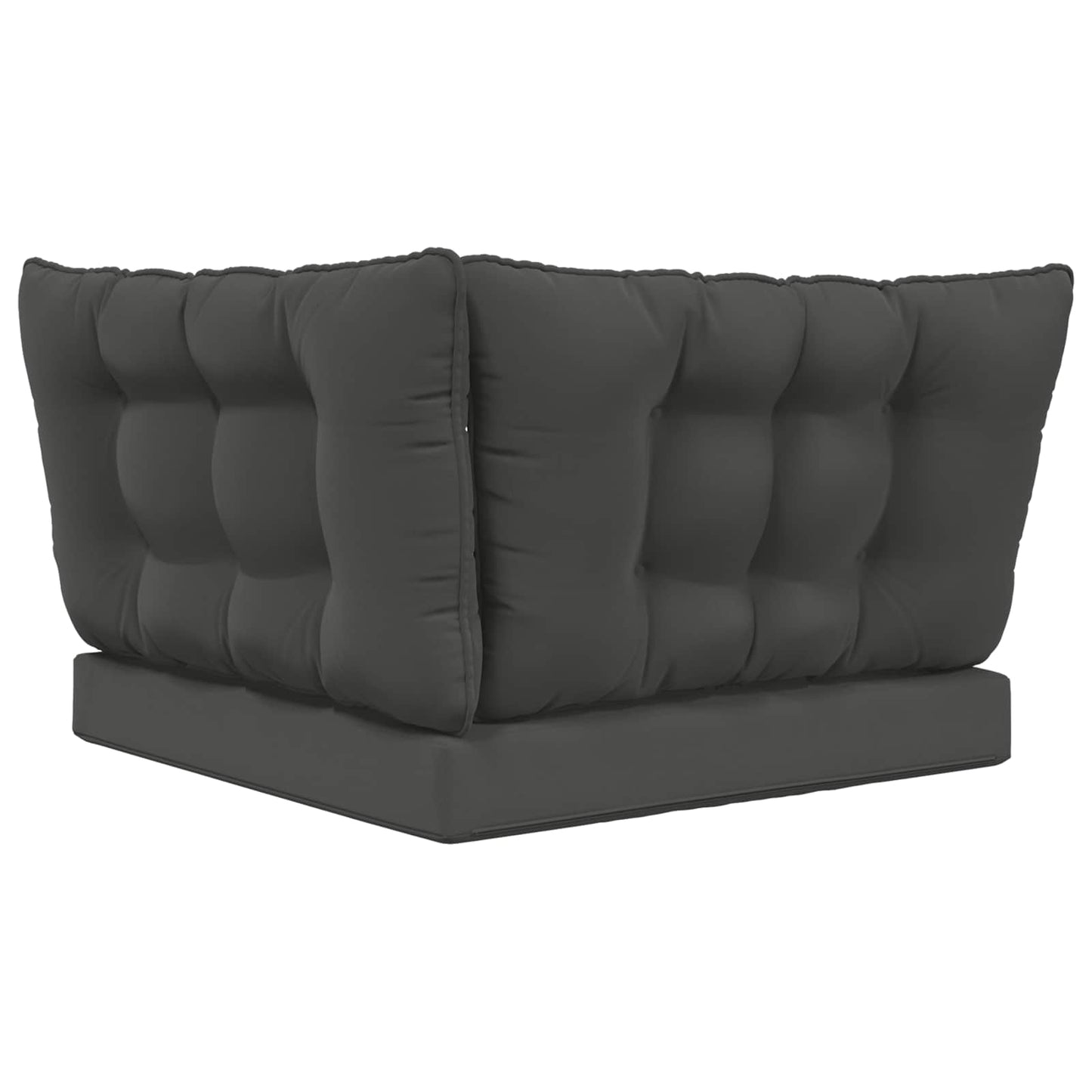 Udendørs Sofa Pude Polyester Antracit 80 x 43 x 10 cm