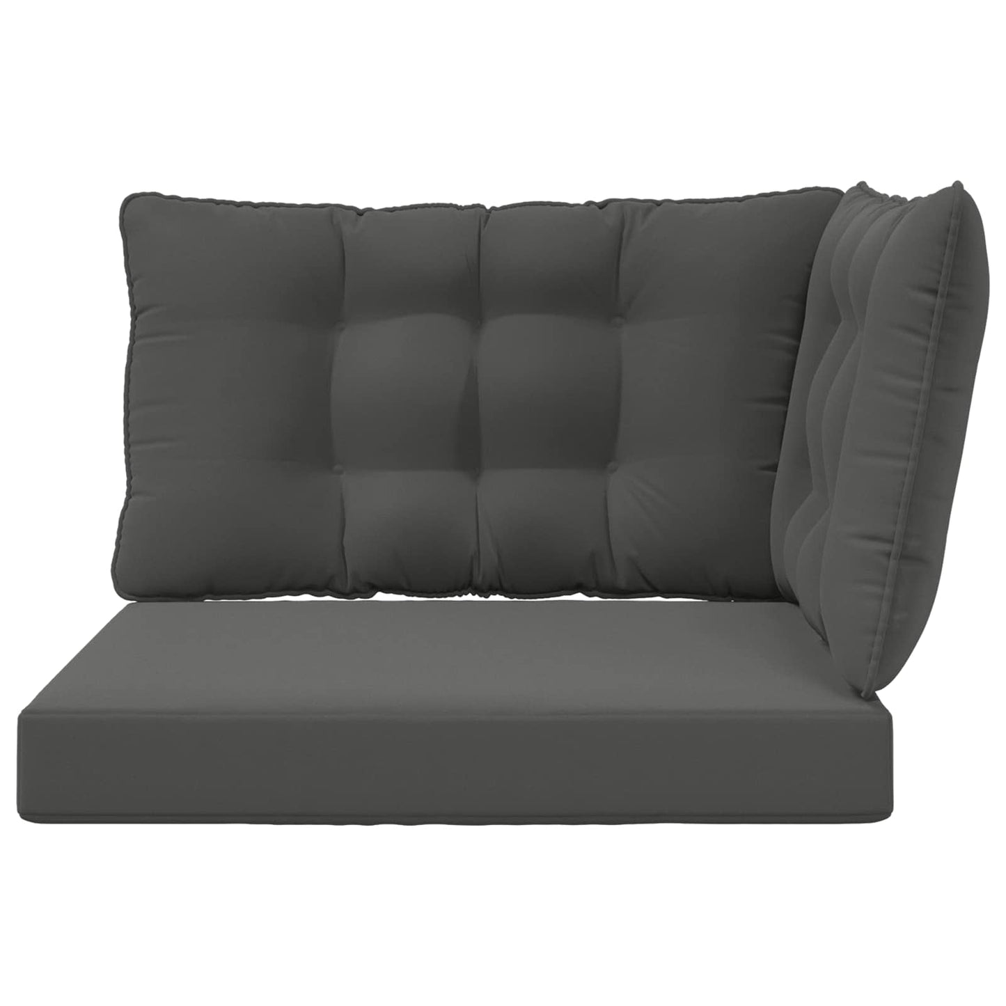 Udendørs Sofa Pude Polyester Antracit 80 x 43 x 10 cm