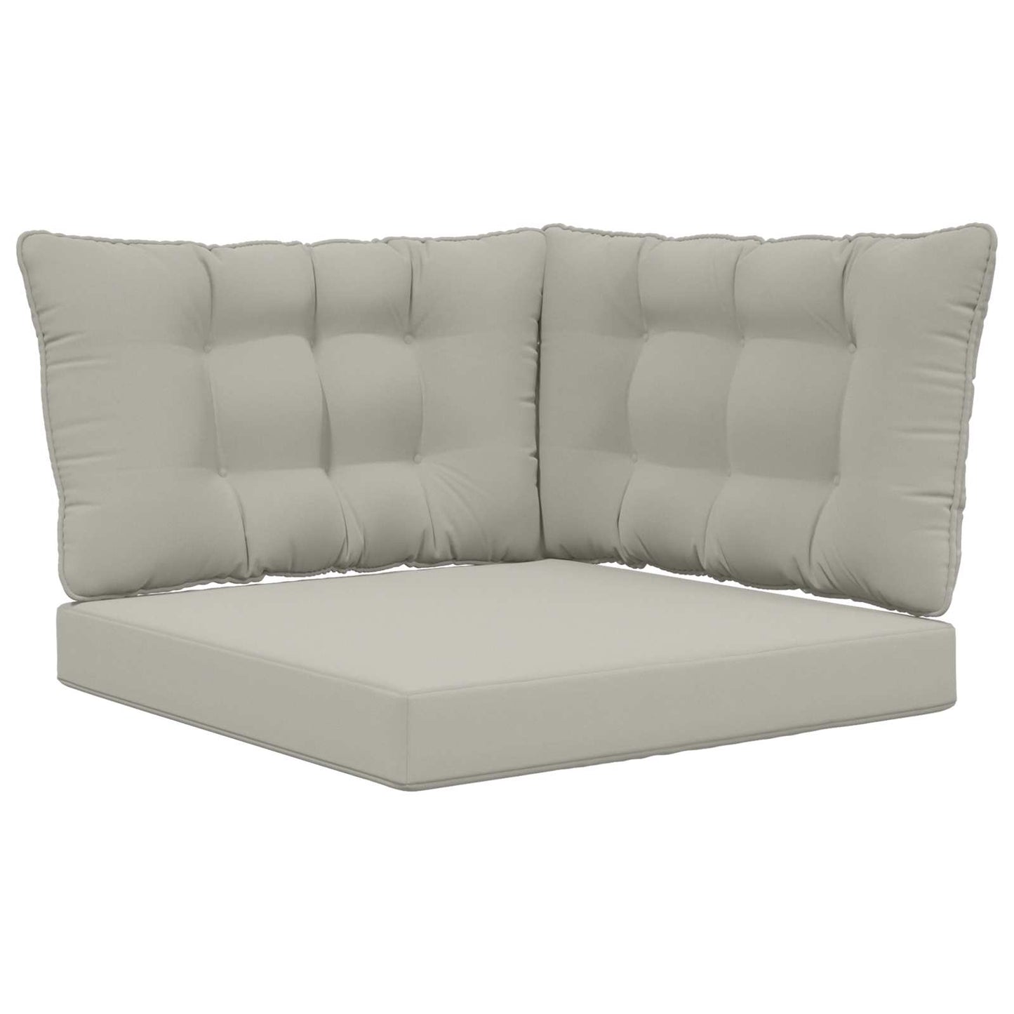 Udendørs Sofa Pude Polyester Grå 80 x 43 x 10 cm