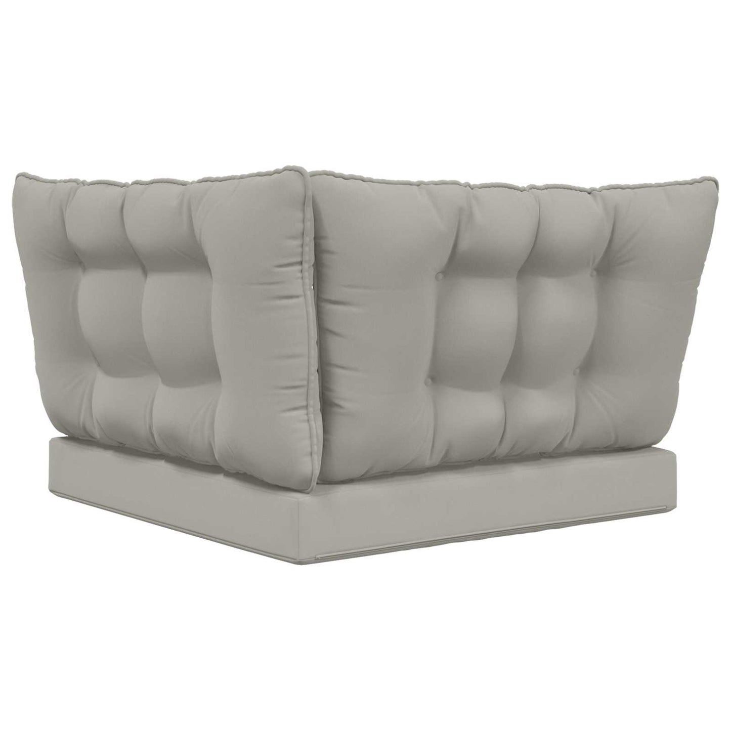Udendørs Sofa Pude Polyester Grå 80 x 43 x 10 cm