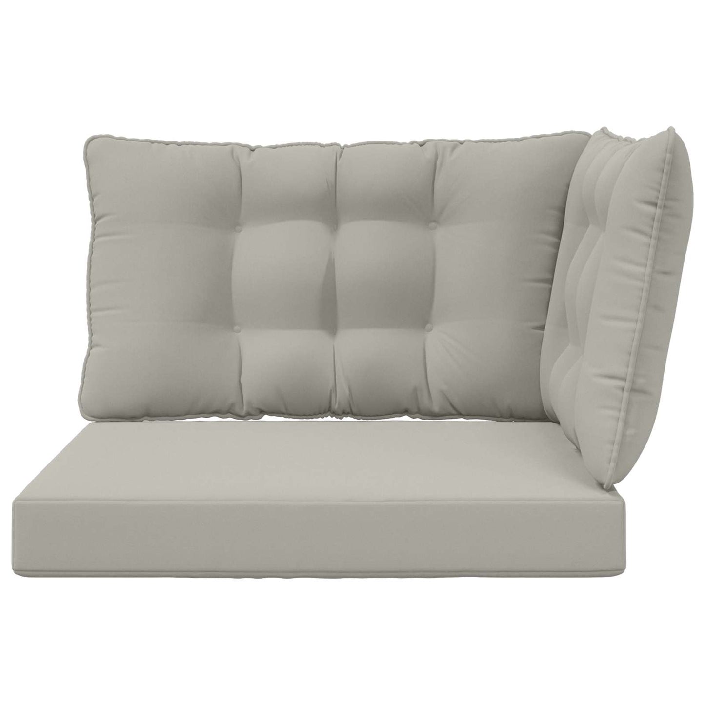 Udendørs Sofa Pude Polyester Grå 80 x 43 x 10 cm