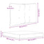 Udendørs Sofa Pude Polyester Grå 80 x 43 x 10 cm