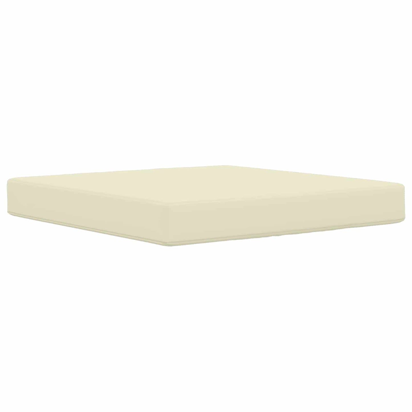 Udendørs Sofa Pude Polyester Creme 80 x 43 x 10 cm