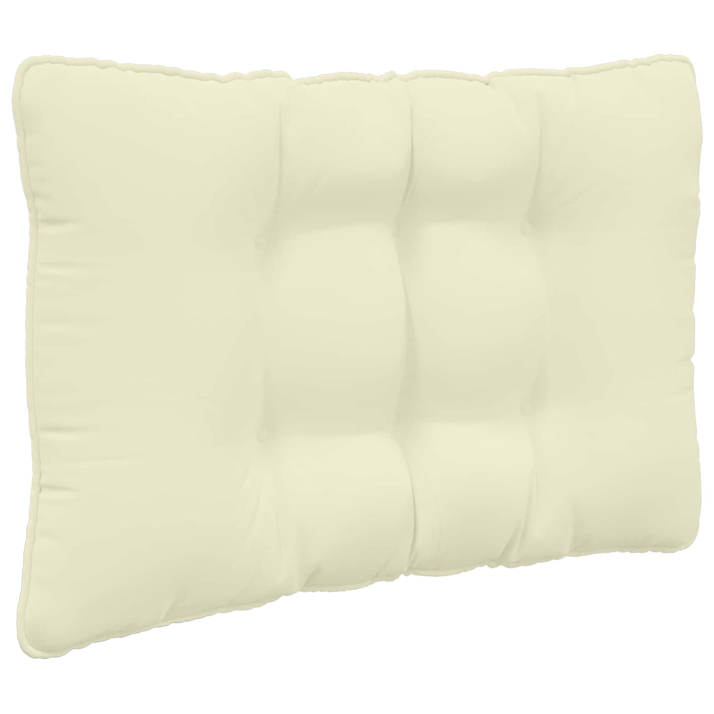 Udendørs Sofa Pude Polyester Creme 80 x 43 x 10 cm
