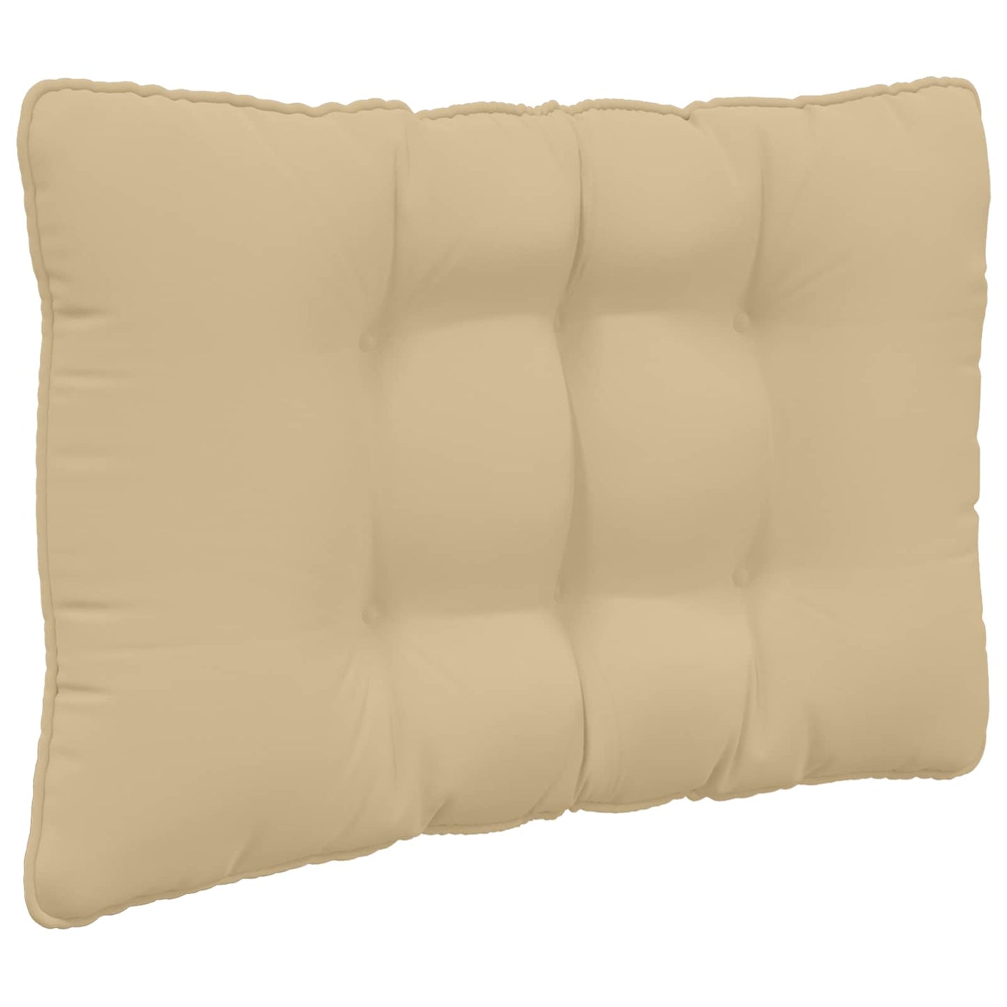Udendørs Sofa Pude Polyester Beige 80 x 43 x 10 cm