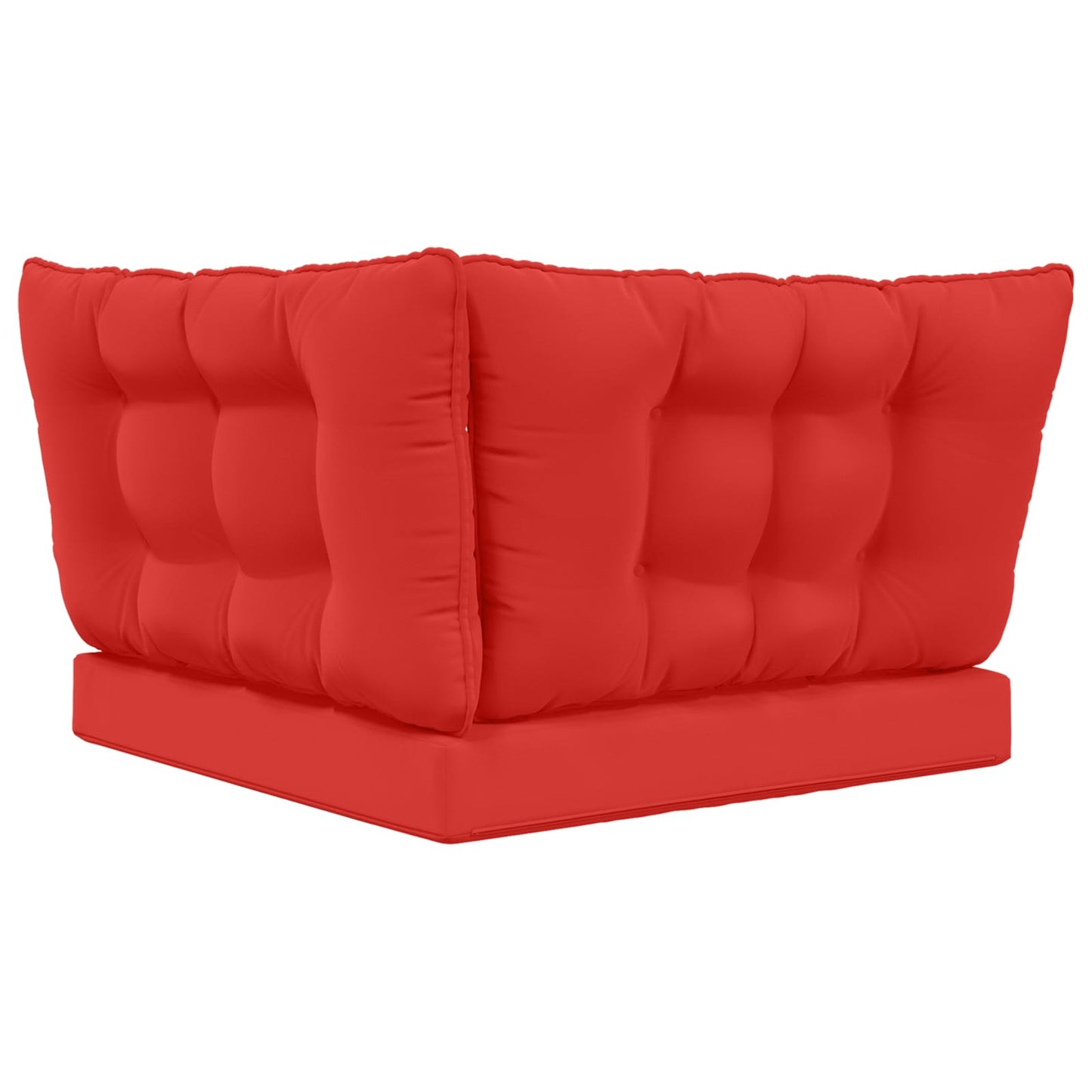 Udendørs Sofa Pude Polyester Rød 80 x 43 x 10 cm