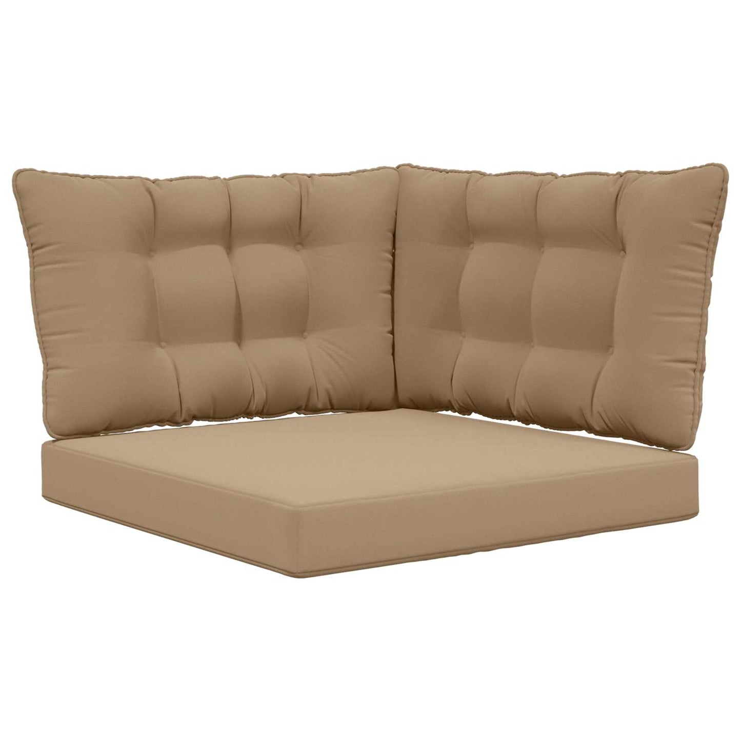 Udendørs Sofa Pude Polyester Gråbrun 80 x 43 x 10 cm