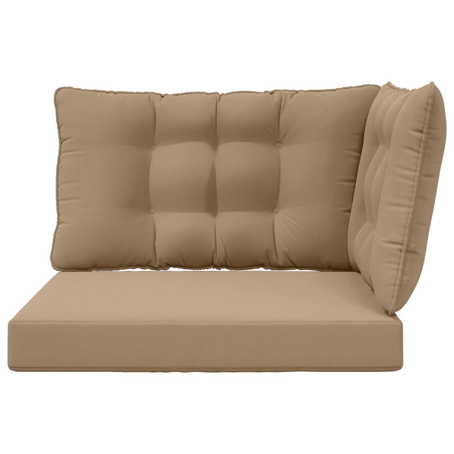 Udendørs Sofa Pude Polyester Gråbrun 80 x 43 x 10 cm