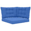 Udendørs Sofa Pude Polyester Kongelig blå 80 x 43 x 10 cm