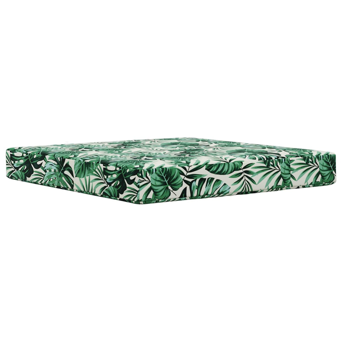 Udendørs Sofa Pude Polyester Bladmønster 80 x 43 x 10 cm