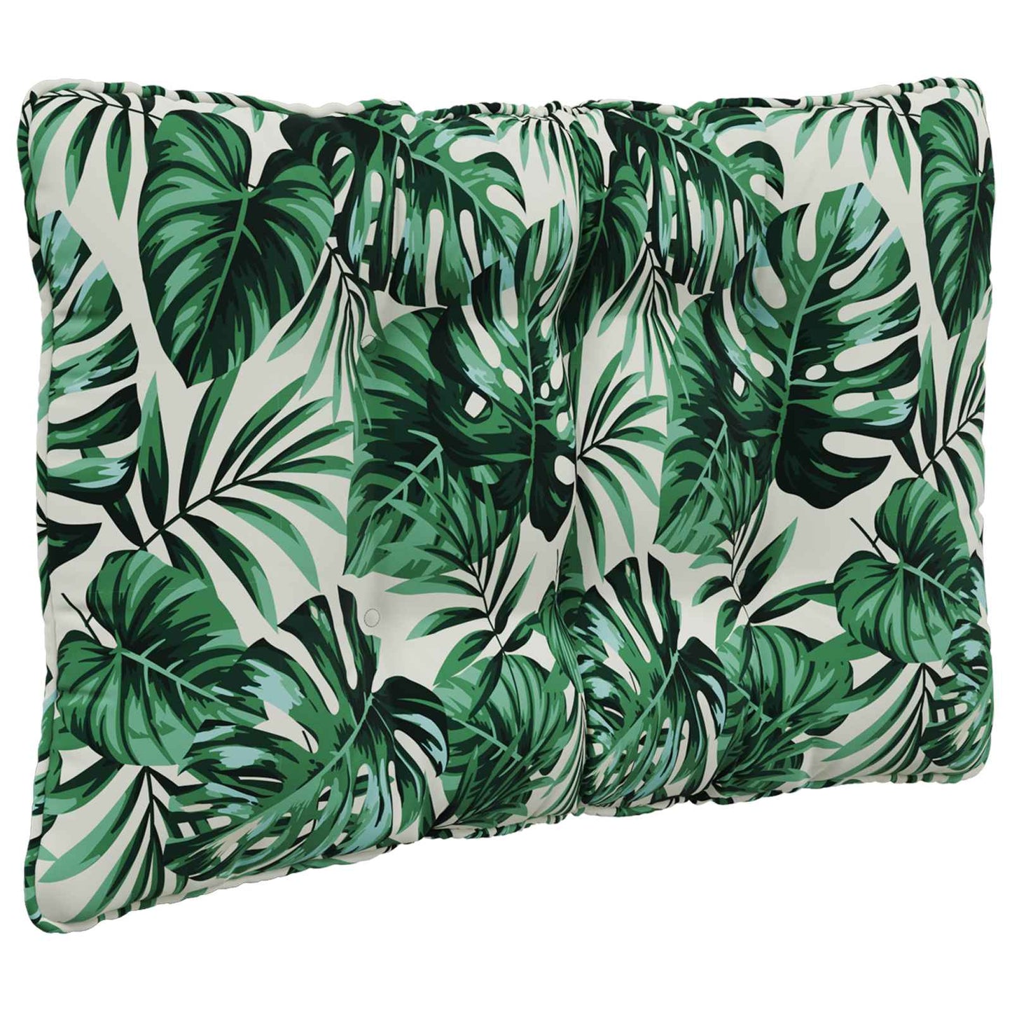 Udendørs Sofa Pude Polyester Bladmønster 80 x 43 x 10 cm