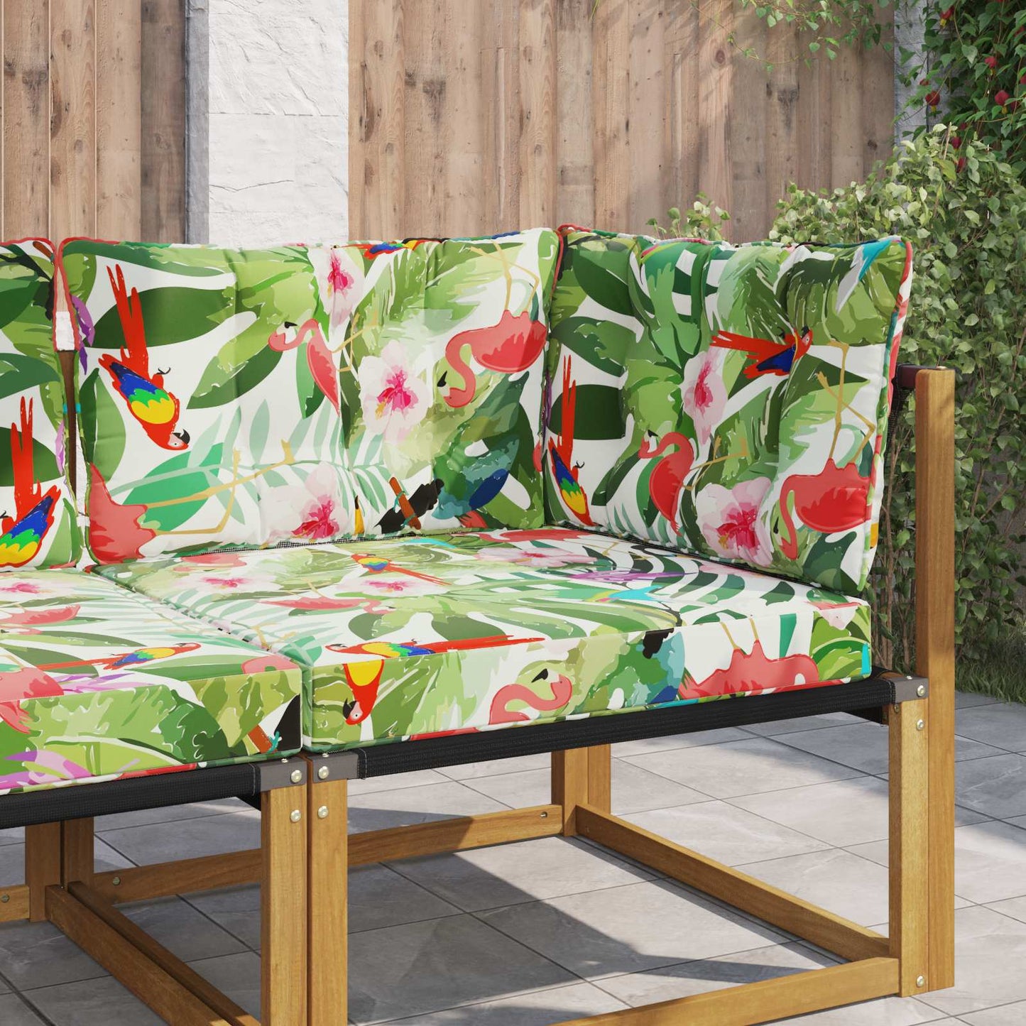 Udendørs Sofa Pude Polyester farverig 80 x 43 x 10 cm