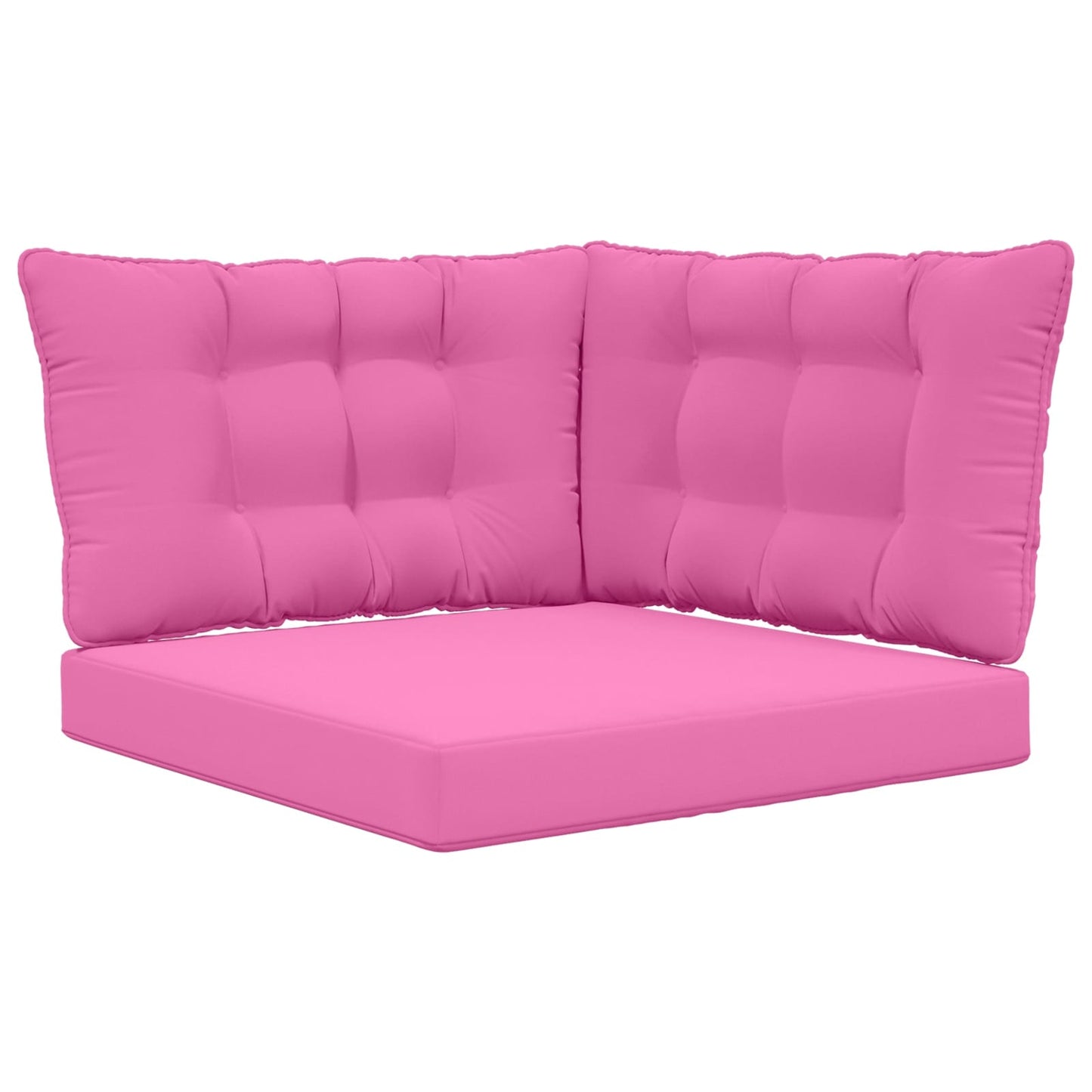 Udendørs Sofa Pude Polyester Lyserød 80 x 43 x 10 cm