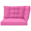 Udendørs Sofa Pude Polyester Lyserød 80 x 43 x 10 cm