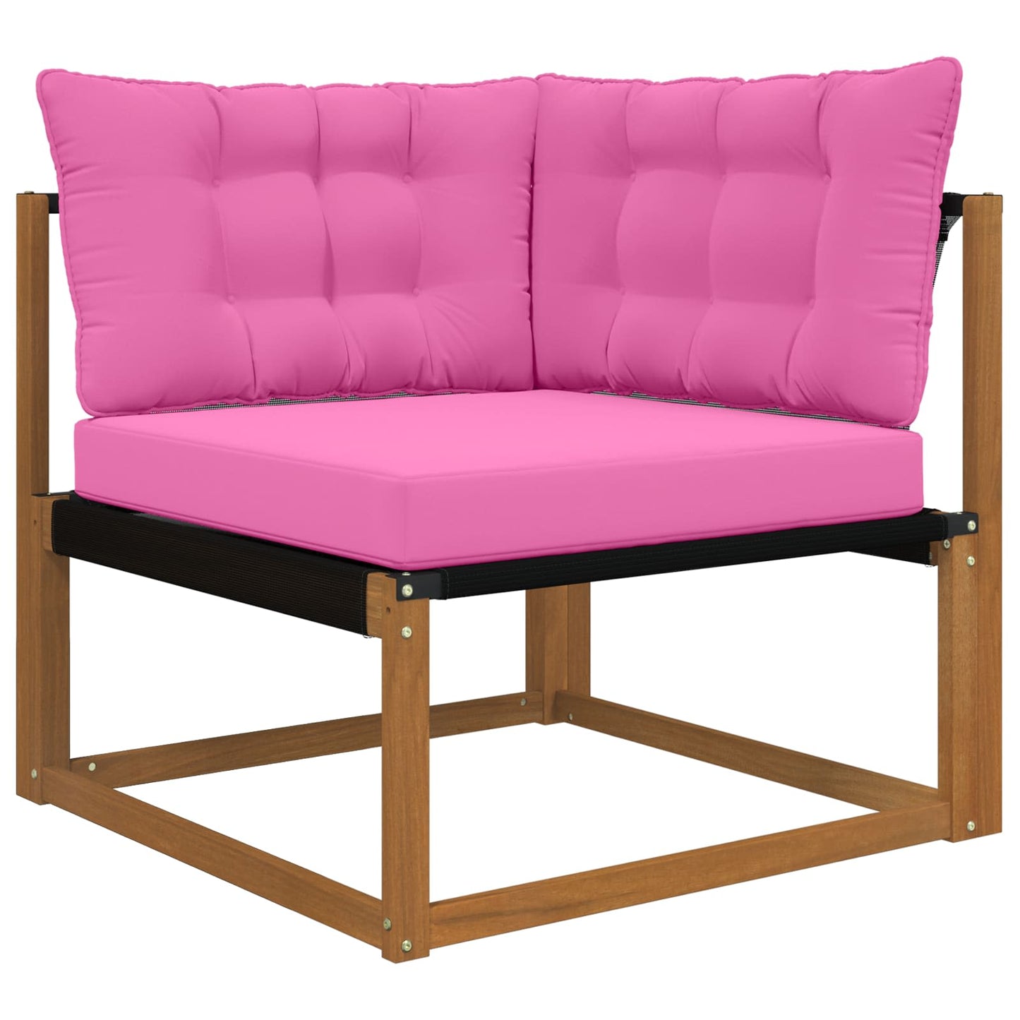 Udendørs Sofa Pude Polyester Lyserød 80 x 43 x 10 cm