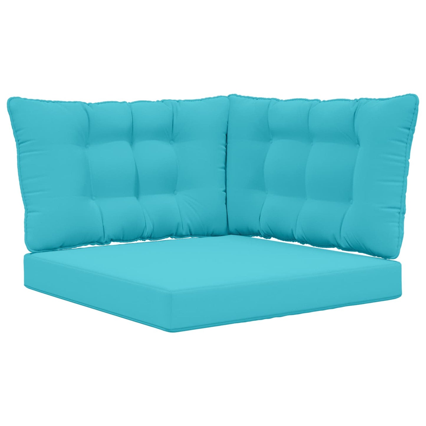 Udendørs Sofa Pude Polyester Turkis 80 x 43 x 10 cm