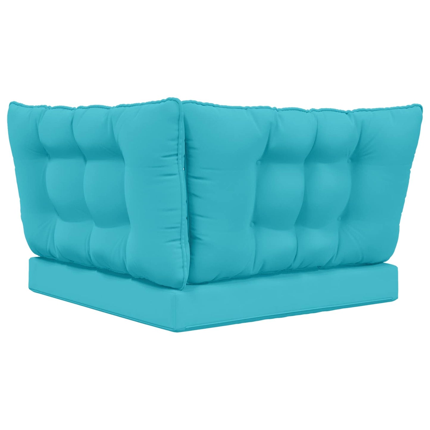 Udendørs Sofa Pude Polyester Turkis 80 x 43 x 10 cm