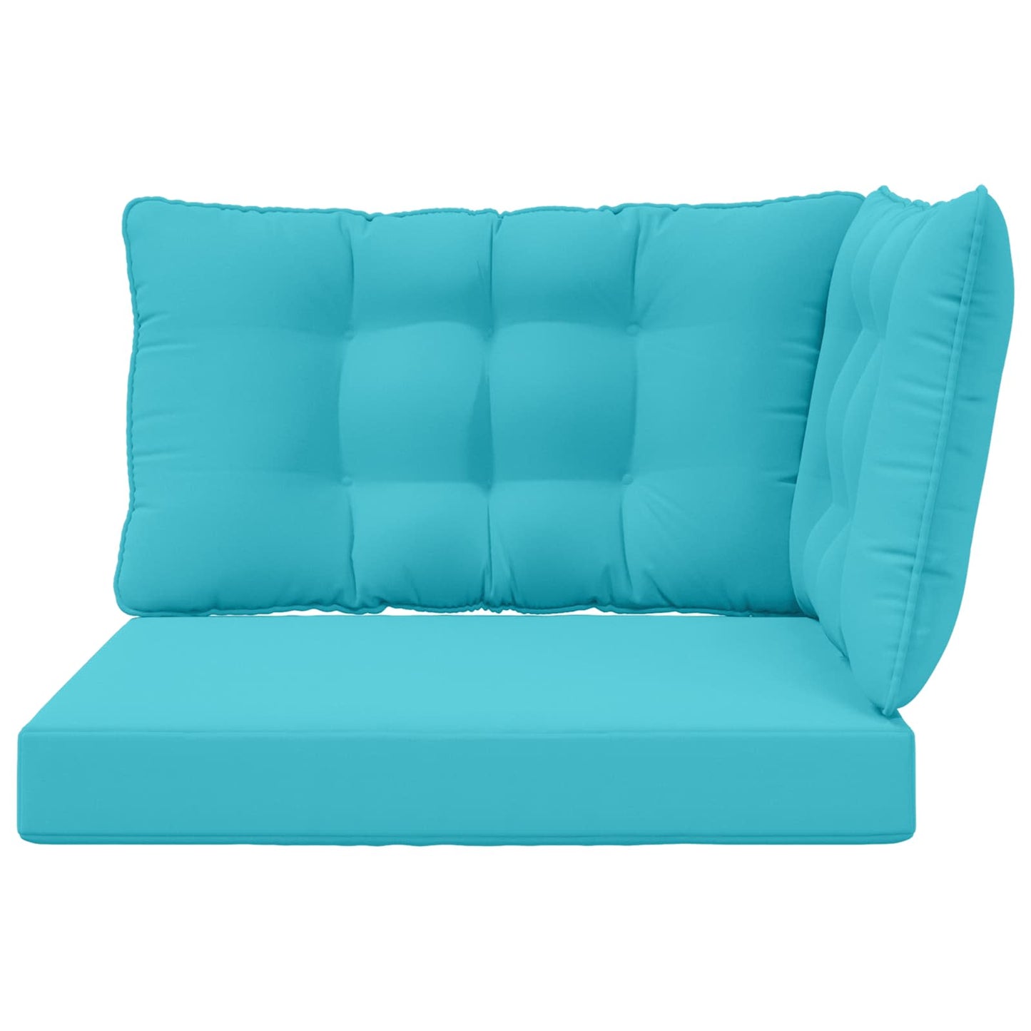 Udendørs Sofa Pude Polyester Turkis 80 x 43 x 10 cm