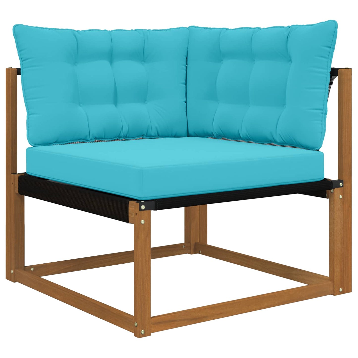Udendørs Sofa Pude Polyester Turkis 80 x 43 x 10 cm