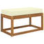 Udendørs Sædepude Creme 80 x 40 x 8 cm 100% polyester