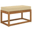 Udendørs Sædepude Beige 80 x 40 x 8 cm 100% polyester