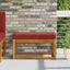 Udendørs Sædepude Vinrød 80 x 40 x 8 cm 100% polyester