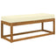 Udendørs Sædepude Creme 115 x 40 x 8 cm 100% polyester
