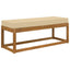 Udendørs Sædepude Beige 115 x 40 x 8 cm 100% polyester