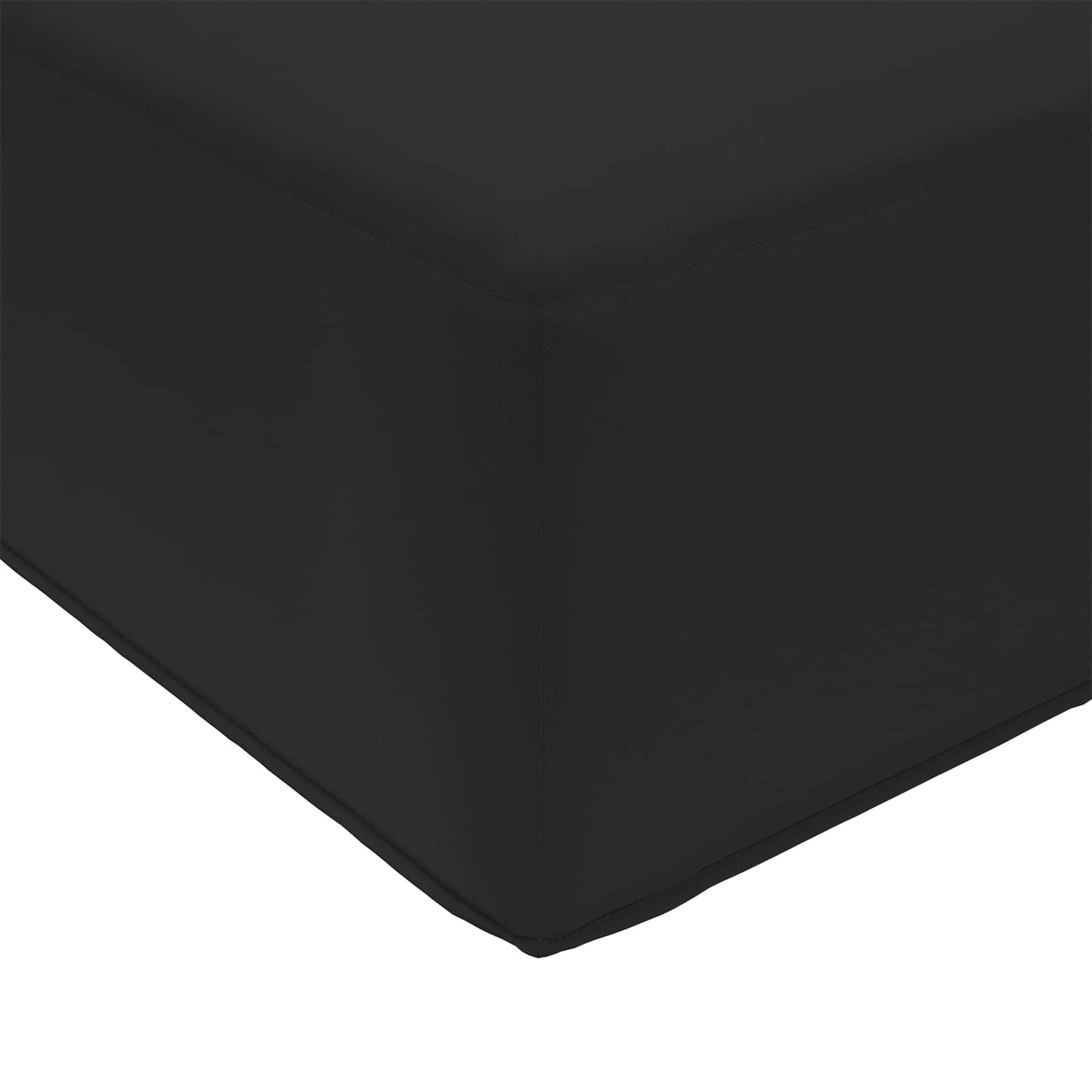 Udendørs Sædepude Sort 111,5 x 40 x 8 cm 100% polyester