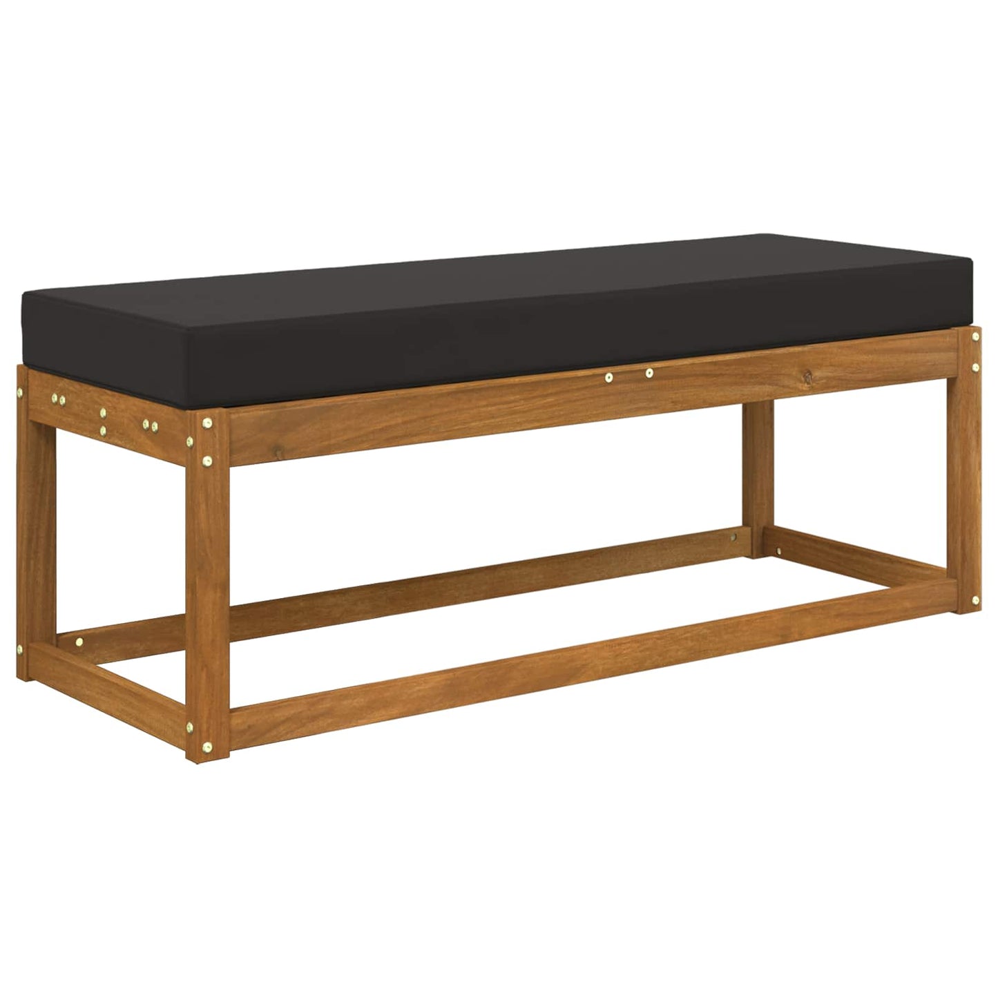 Udendørs Sædepude Sort 111,5 x 40 x 8 cm 100% polyester