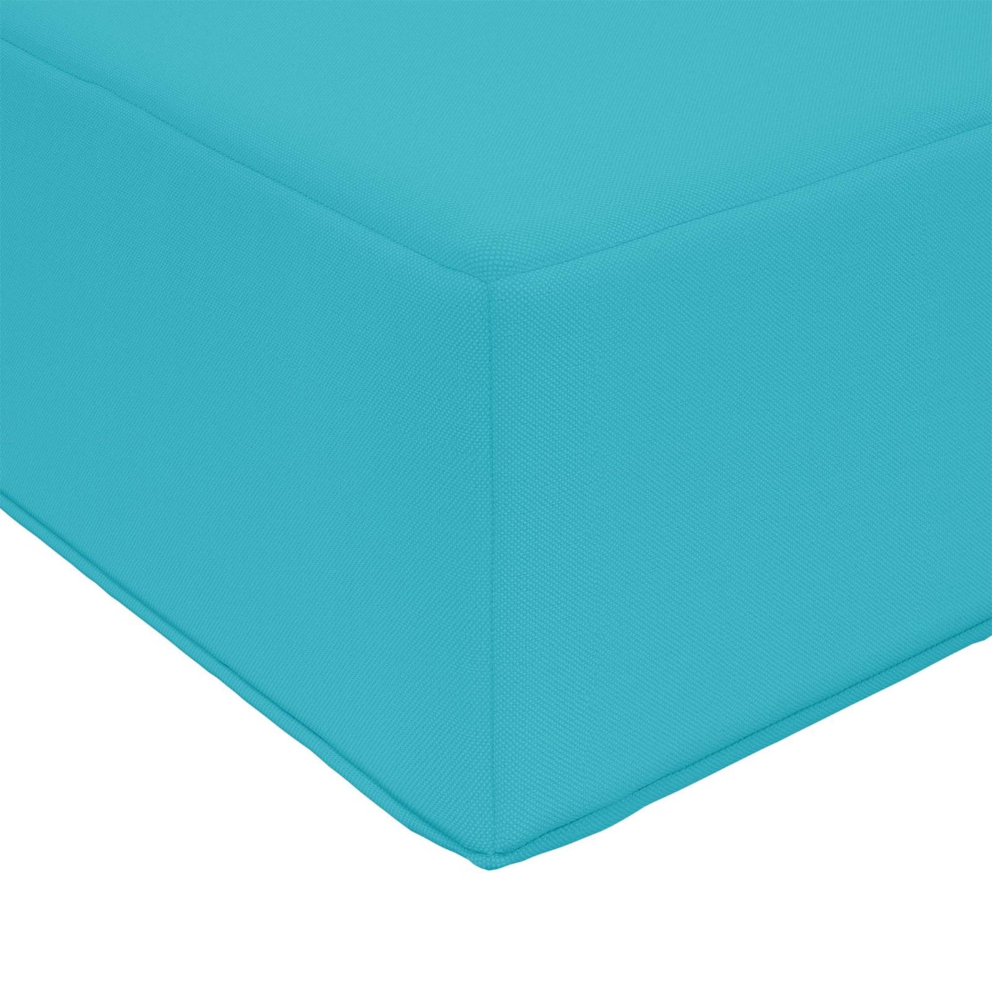 Udendørs Sædepude Turkis 111,5 x 40 x 8 cm 100% polyester