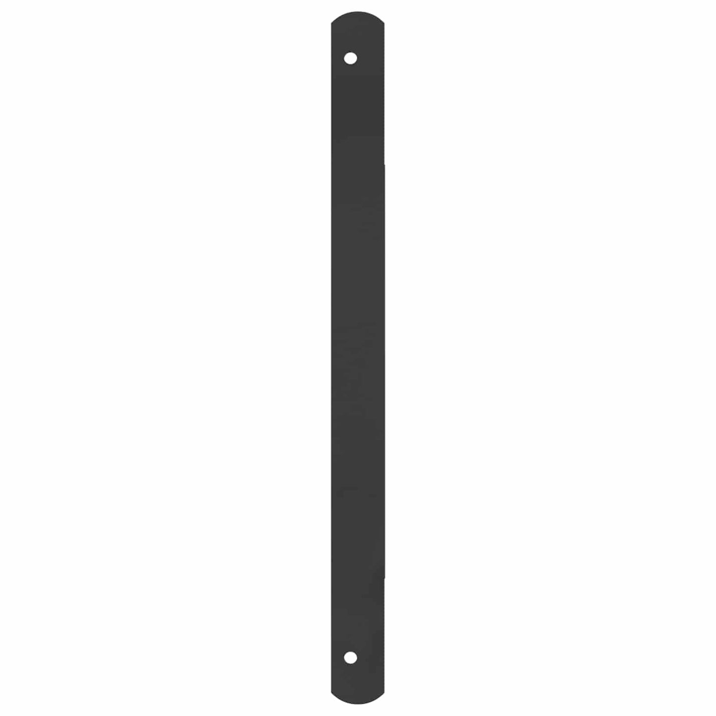 Vinduesgitter 116 x 45 cm Pulverlakeret stål Sort