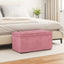Taburet Lyserød 81 x 41 x 40 cm Velour og konstrueret træ