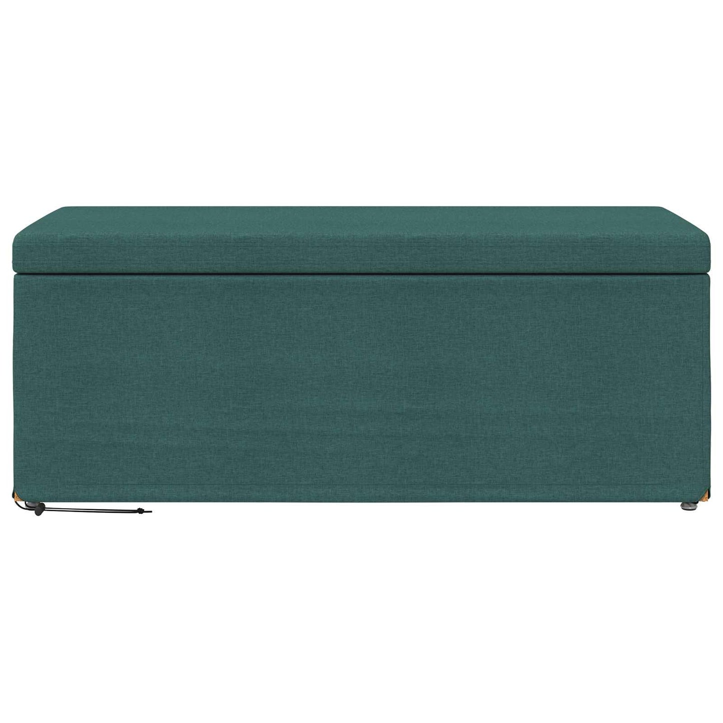 Taburet Mørkegrøn 101 x 41 x 40 cm Stof og konstrueret træ