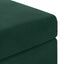 Taburet Mørkegrøn 101 x 41 x 40 cm Velour og konstrueret træ
