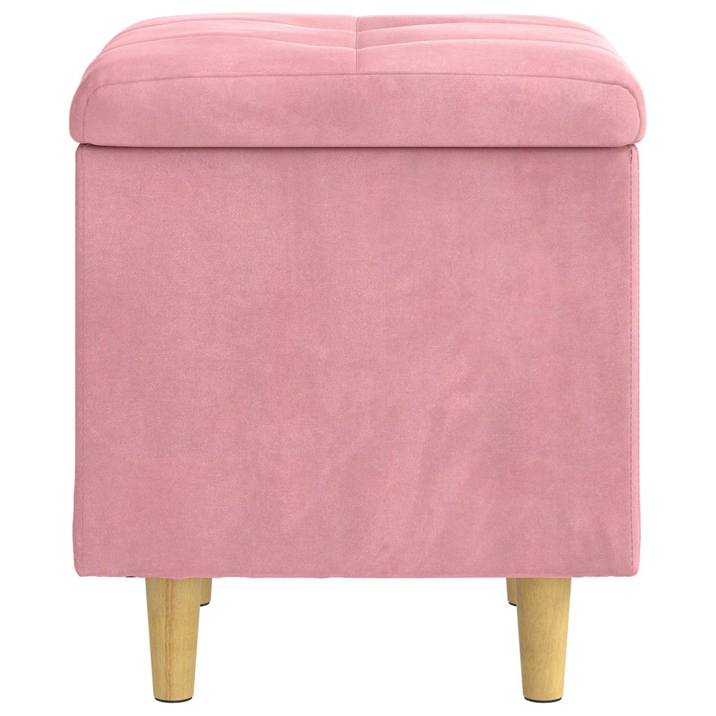 Ottoman med Opbevaring 40 x 40 x 45 cm Fløjl