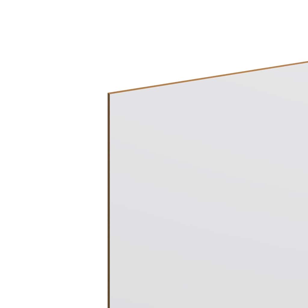 Dekor Panels 50 pcs Hvid 15 x 21 x 0.27 cm Konstrueret træ
