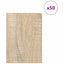 Dekor Panels 50 pcs Sonoma eg 15 x 21 x 0.27 cm Konstrueret træ