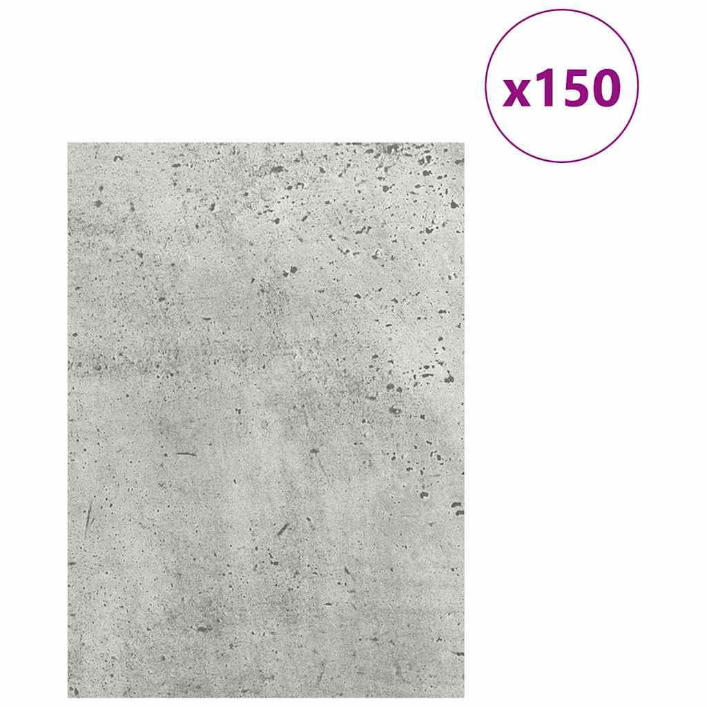 Dekor Panels 150 pcs Beton Grå 15 x 21 x 0.27 cm
