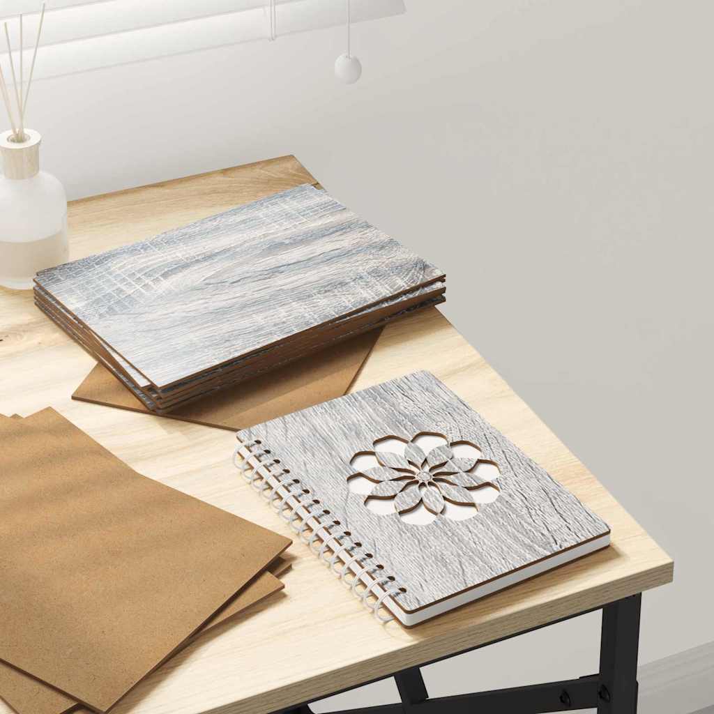 Dekor Panels 12 pcs Grå Sonoma 15 x 21 x 0.27 cm