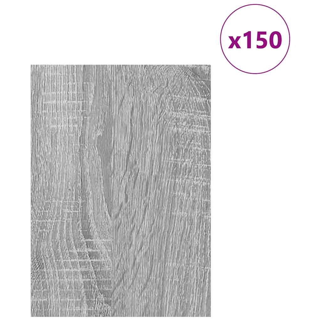 Dekor Panels 150 pcs Grå Sonoma 15 x 21 x 0.27 cm