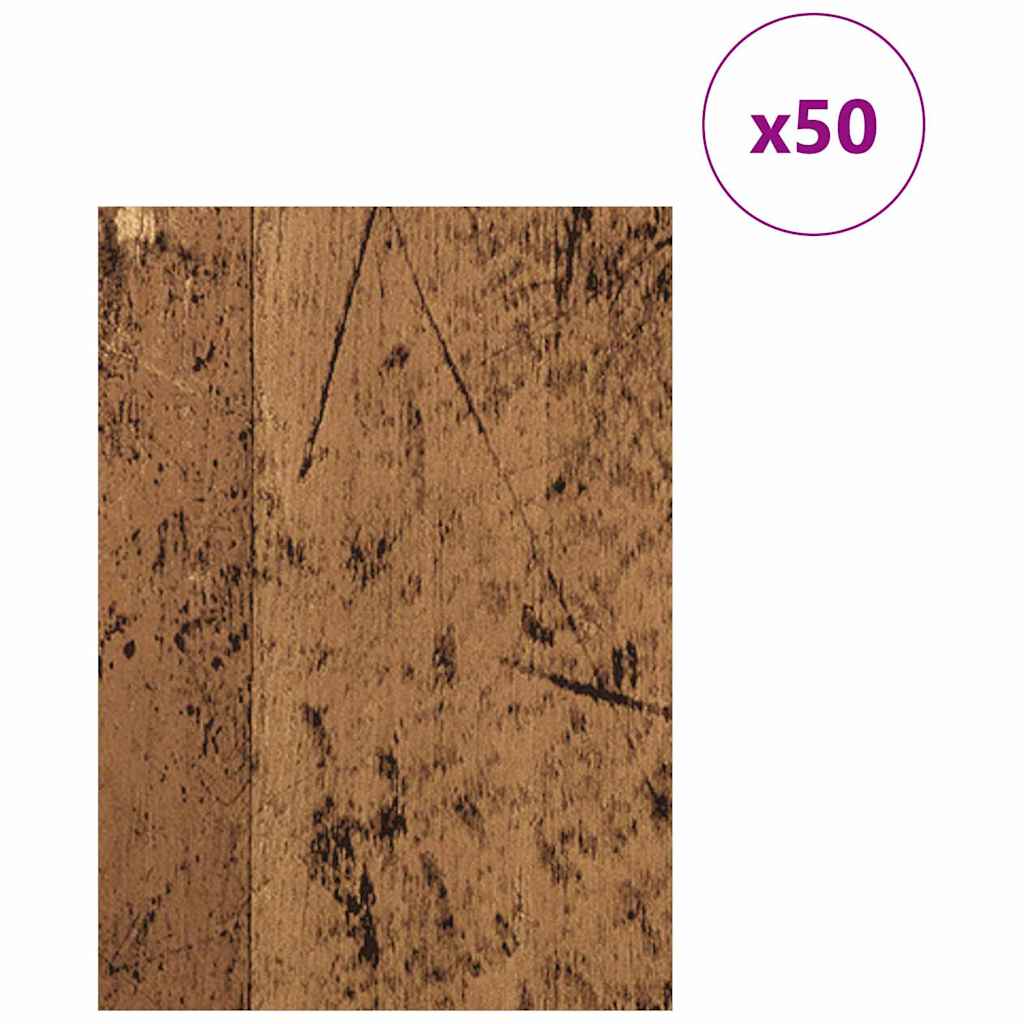 Dekor Panels 50 pcs Gammelt træ 15 x 21 x 0.27 cm