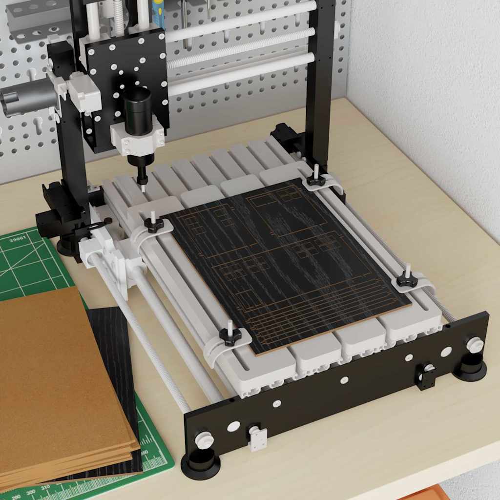 Dekor Panels 50 pcs Sort eg 21 x 30 x 0,27 cm Konstrueret træ
