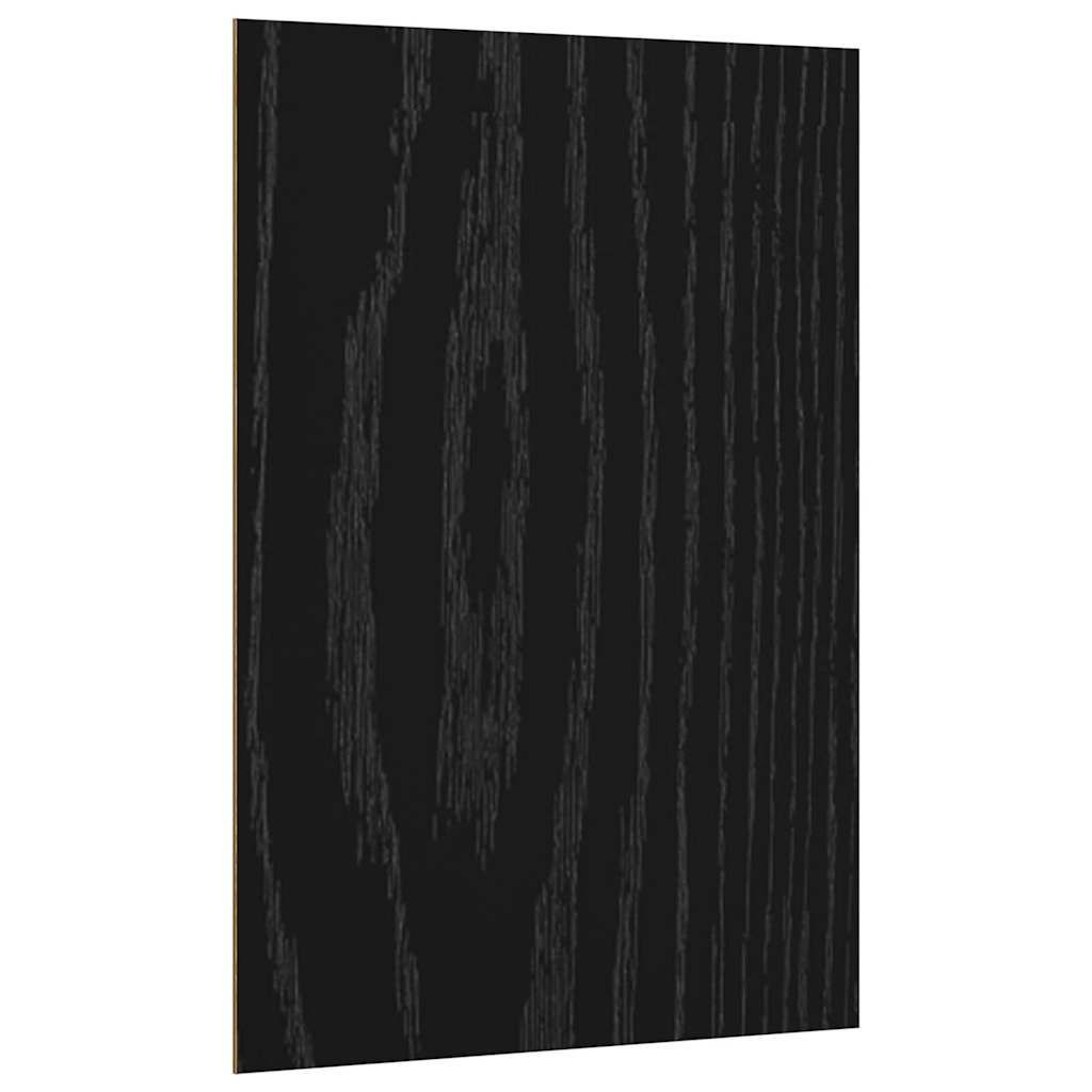Dekor Panels 50 pcs Sort eg 21 x 30 x 0,27 cm Konstrueret træ