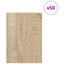 Dekor Panels 50 pcs Sonoma eg 21 x 30 x 0,27 cm Konstrueret træ