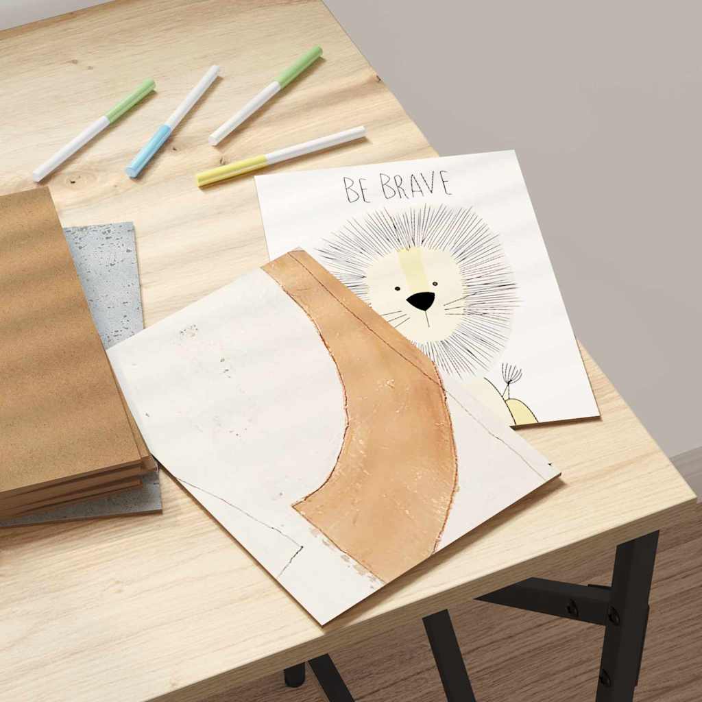 Dekor Panels 50 pcs Beton Grå 21 x 30 x 0,27 cm Konstrueret træ