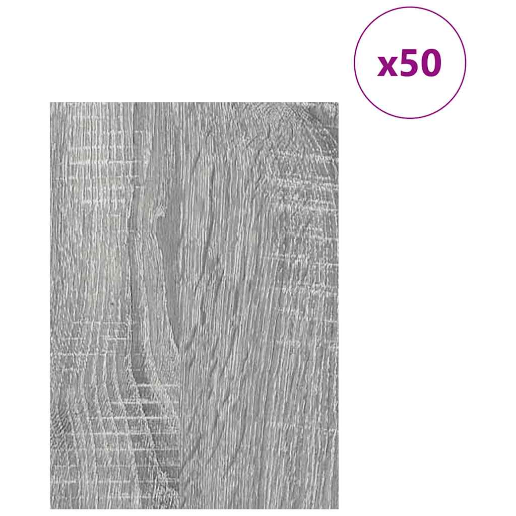 Dekor Panels 50 pcs Grå Sonoma 21 x 30 x 0,27 cm