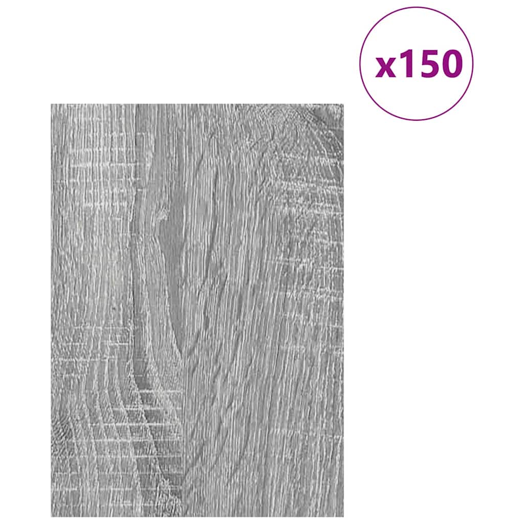 Dekor Panels 150 pcs Grå Sonoma 21 x 30 x 0,27 cm