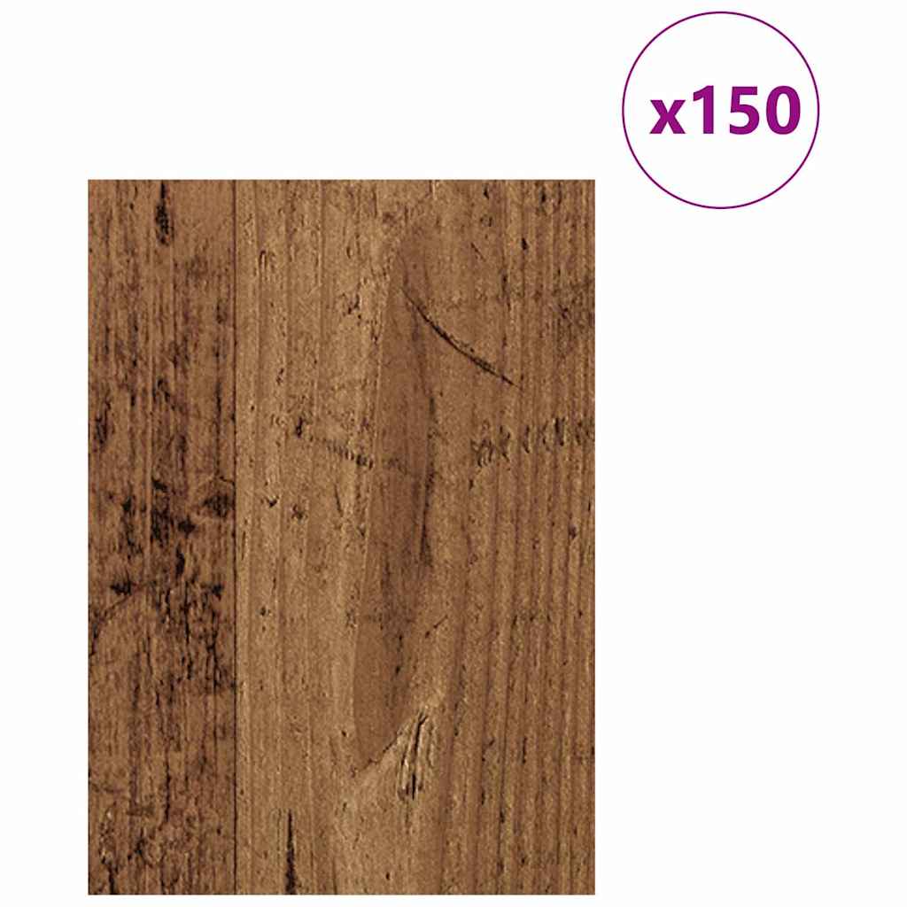 Dekor Panels 150 pcs Gammelt træ 21 x 30 x 0,27 cm